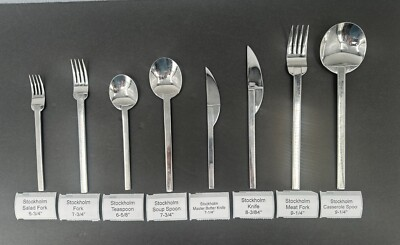 #ad Boda Nova STOCKHOLM Stainless 18 8 Korea Flatware MCM Choose Your Piece $24.95