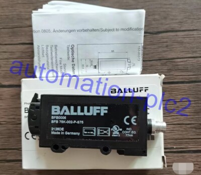 NEW BALLUFF BFB0006 BFB 75K-002-P0S75 Fiber amplifier FedEx or DHL