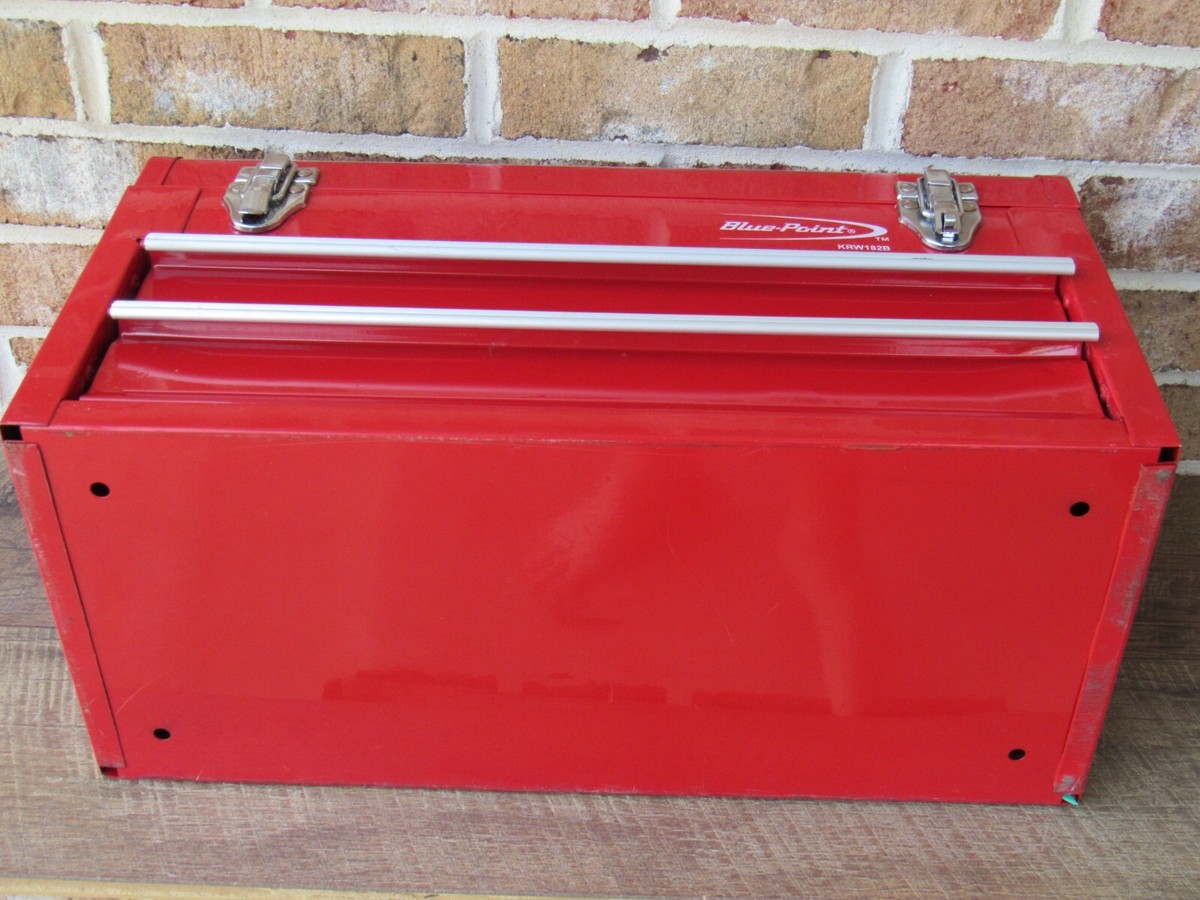 BLUE POINT KRW182B T 2 DRAWER RED METAL TOOL BOX KRW182 B 18.5