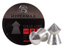 RWS Field Line 200 Count HYPERMAX Pointed Lead-Free 4.5mm .177 Caliber Pellets