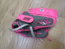 Franklin Pink  Grey CFS 22700 10.5 " Left Hand Softball Fielder Glove