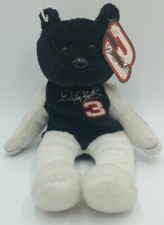 Dale Earnhardt Nascar Bear Embroidered Stuffed Animal Plush Gold N Bears 8"