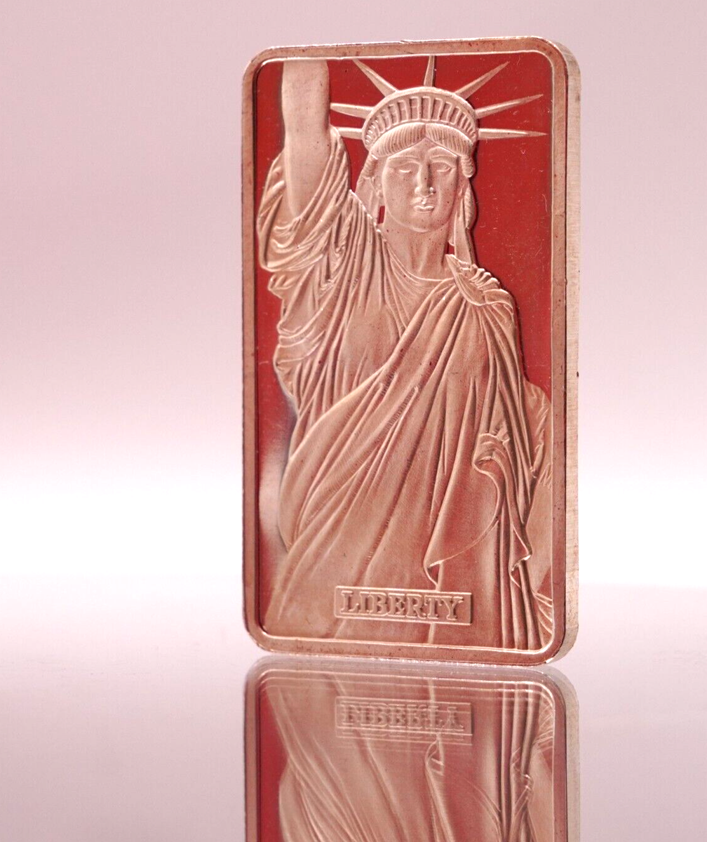 1982 Statue of Lady Liberty MTB New York WOW!! 1oz 999 FINE Silver