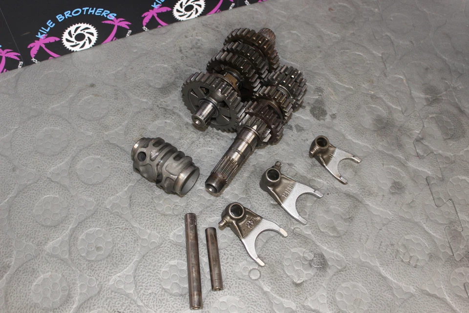 05-07 HONDA CRF250R OEM MOTOR TRANSMISIÓN TRANNY MONTAJE ENGRANAJES 23210-KRN-A00 Foto 2 de 4