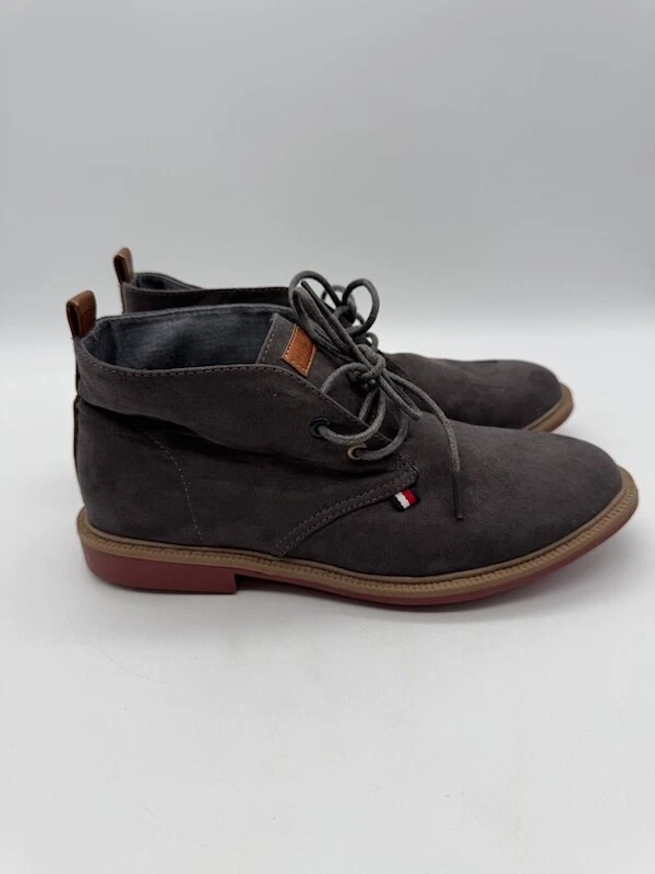 Tommy Hilfiger Michael Chu-L Gris Niños Botas Talla 3 Foto 3 de 4