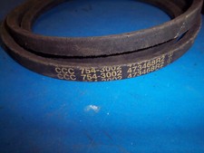 CUB CADET 954-3002 V Belt 1/2 X 72 42 Spindle 38 357 3 IH-473468-R2 754-3002 CT7