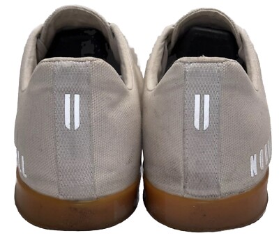 Nobull Ivory Gum Canvas Trainer Shoes Mens 10.5 Womens 12 | eBay display picture 3