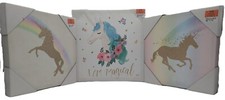 Set of 3 Unicorn Canvas Wall Art - New with Tags - Two 12x12 and One 14x14