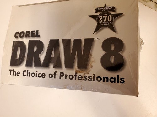 Corel Draw 8 Image Software Complete Serial NEW Sealed 3CDROM Manuals Win 95 NT - Picture 4 of 7