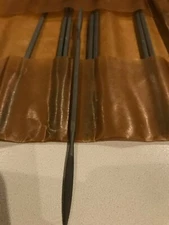 6-1/2" Die Sinker's Riffler File, Style 15, 0 Cut,New Vallorbe-Glardon-Nicholson