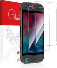 Oldstar 2 Pack 9H TemperedGlass Screen Protector Film For Nintendo Switch 2