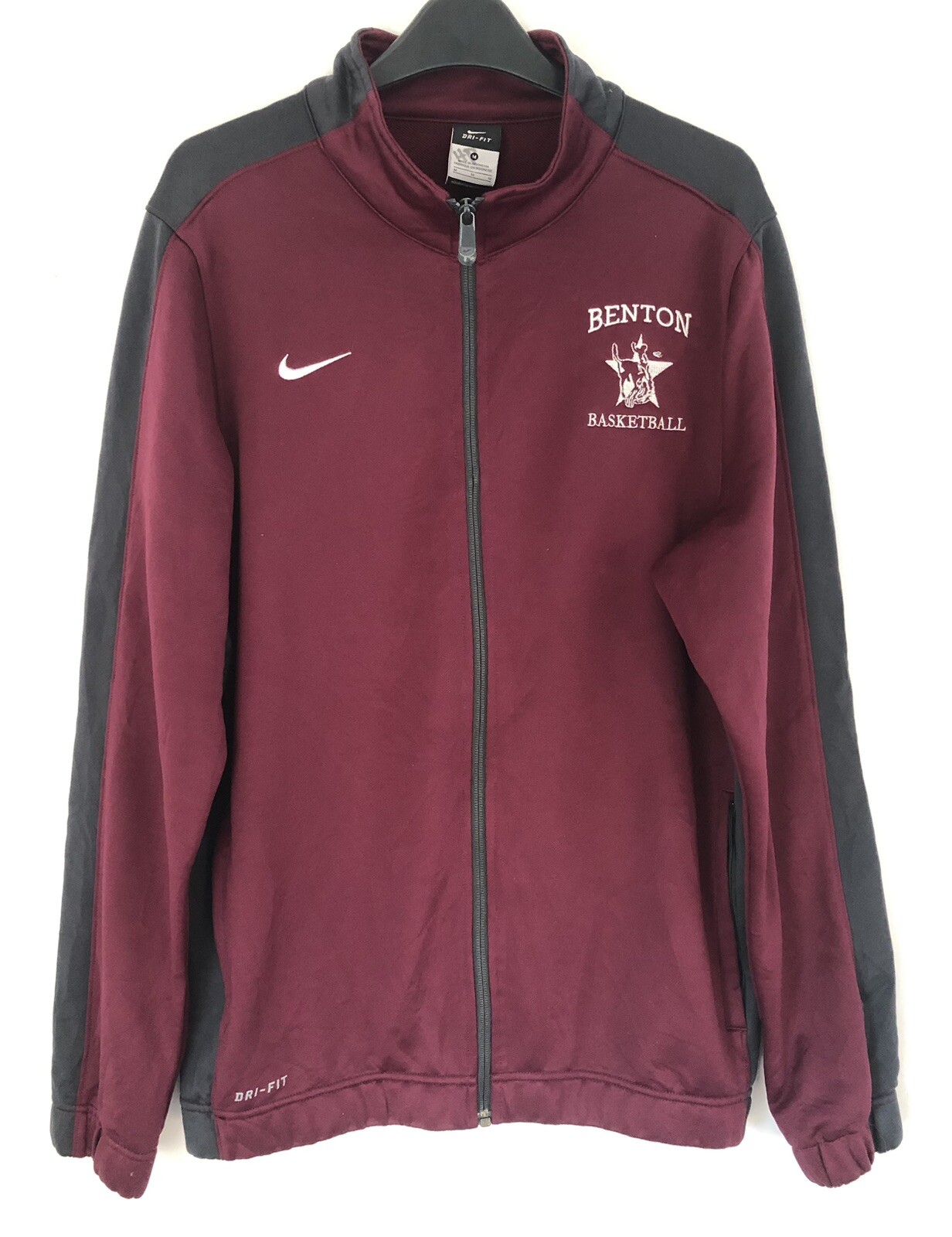 Nike Track Jacket Rare American High School College Basketball Benton dri fit