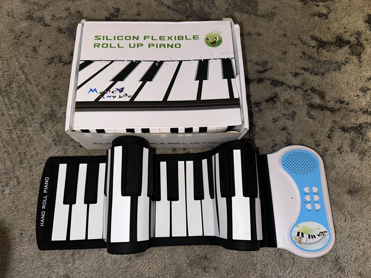 Electronic Roll Up Piano Keyboard Soft Silicone Flexible Portable