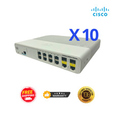 Cisco WS-C2960C-8TC-L 2960C 8-Port Ethernet Catalyst Switch, LOT X 10