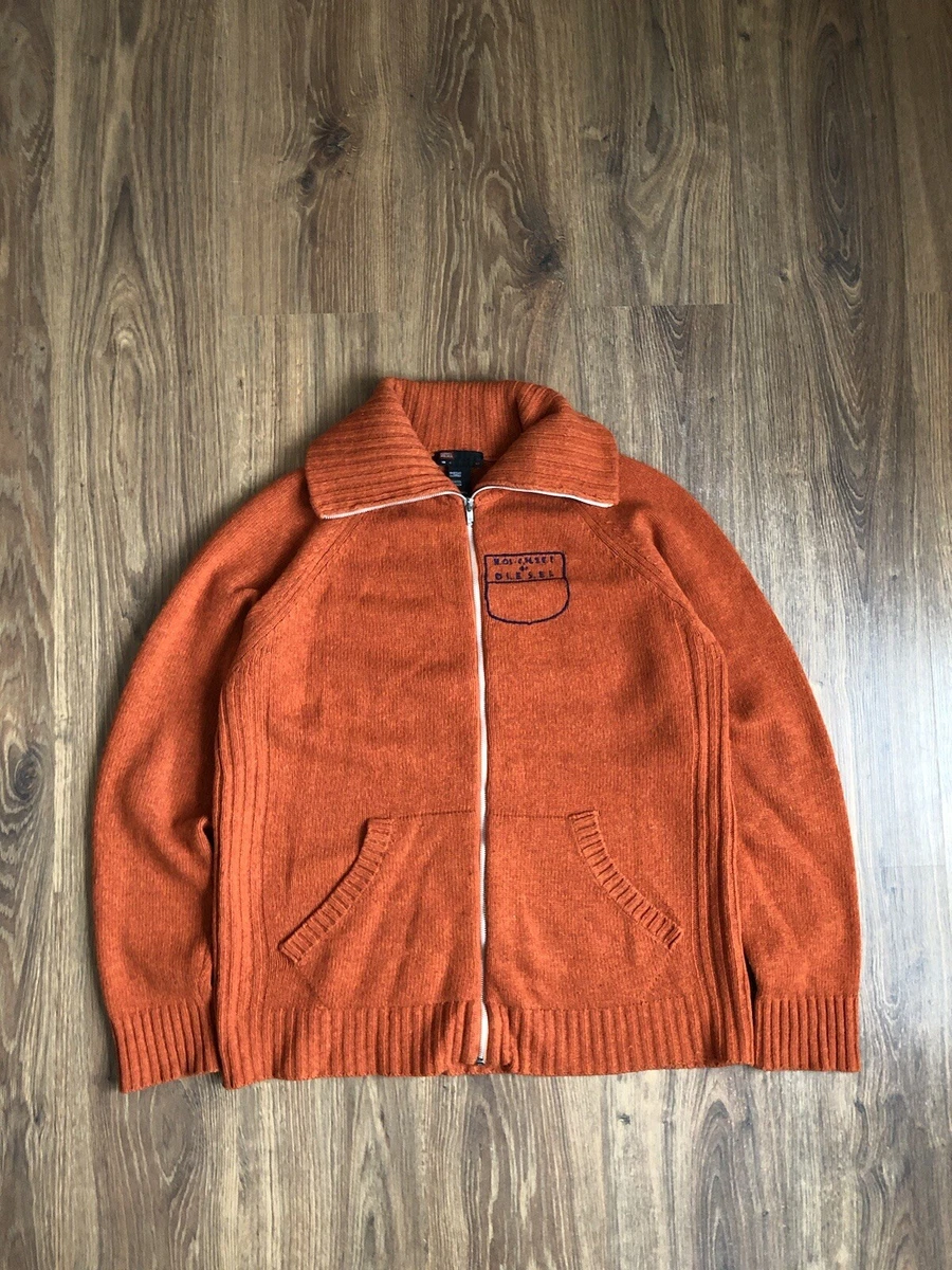 Vintage Wool Zip Knit