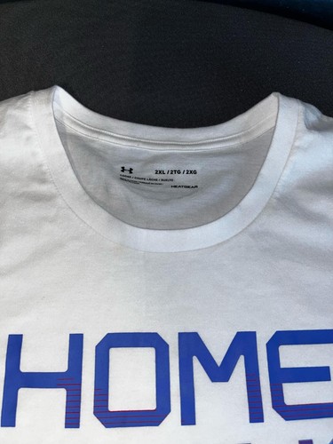 Under Armour Heatgear Men T-Shirt size XXL “Home Of The Brave” USA Flag NWOT - Picture 3 of 8