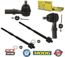 Inner and Outer Steering Tie Rods End 4PCS Set Moog For 2011-2017 Honda Odyssey