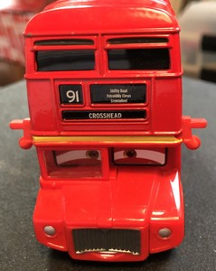 disney cars double decker bus