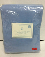 2 Pottery Barn Kids COLOR POP Blackout Panels Drapes Curtains 44x96 BLUE solid
