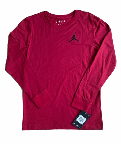 NIKE AIR JORDAN Boys Cotton or DRI-FIT Hooded & Long Sleeve Tops; Sizs 4-7,S,M,L - Picture 13 of 15