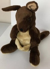 Folktails KANGAROO plush Folkmanis 15" Stuffed Animal Puppet