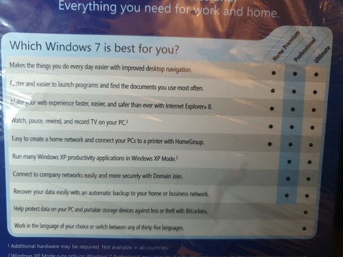 Microsoft Windows 7 Professional 32 and 64bit DVD - 第 4/5 張圖片