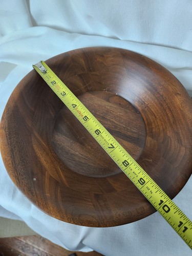 Juego de ensaladas de madera de nogal Vermillion de colección 11 piezas total B65 - Imagen 4 de 10