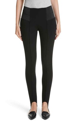  Lafayette 148 NY Nolita Punto Milano Stirrup Leggings Women's Size S NWoT 