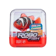 Zuru ROBO FISH Alive Red Color Changing Water Activated Swimming Fish Toy, New!