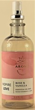 Bath Body Works INSPIRE LOVE - ROSE VANILLA Essential Oils Spray Mist 5.3oz