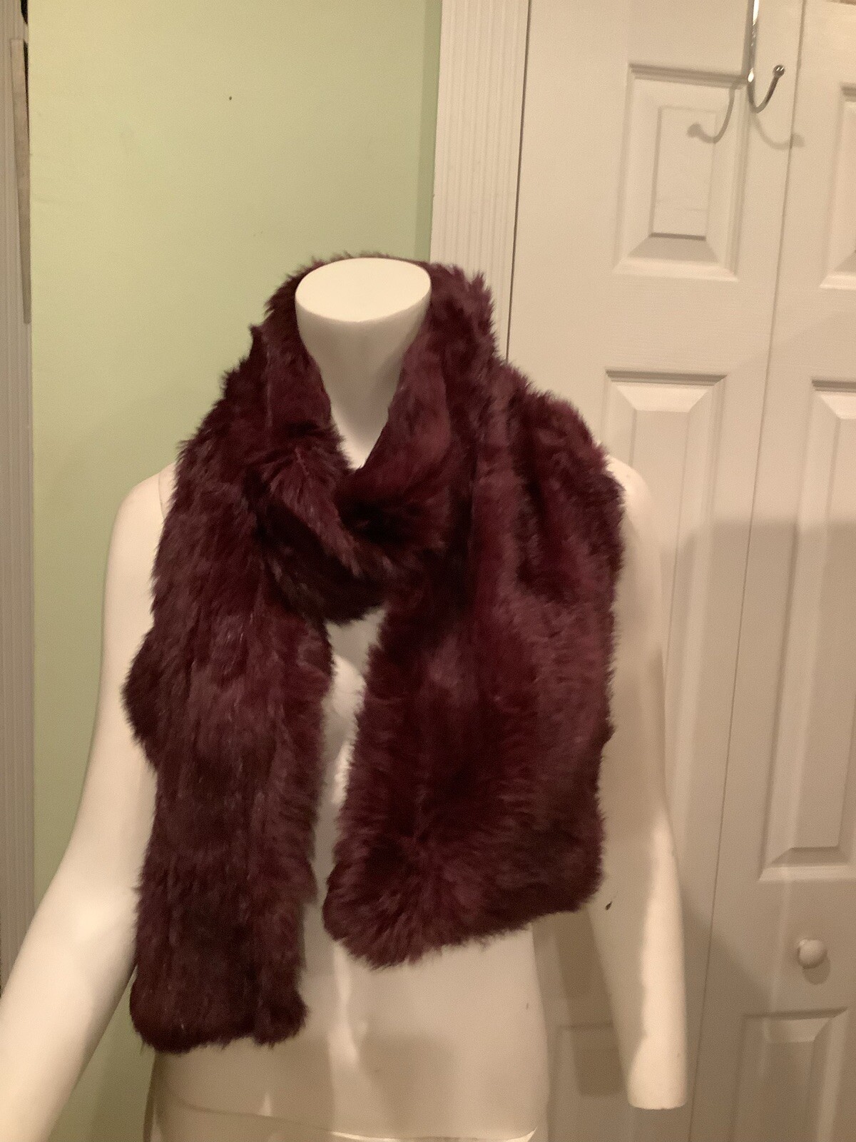 lord and taylor rabbit fur scarf