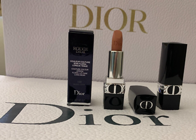Dior Rouge 100 Nude Look Matte Mini Lipstick 1.5g | eBay