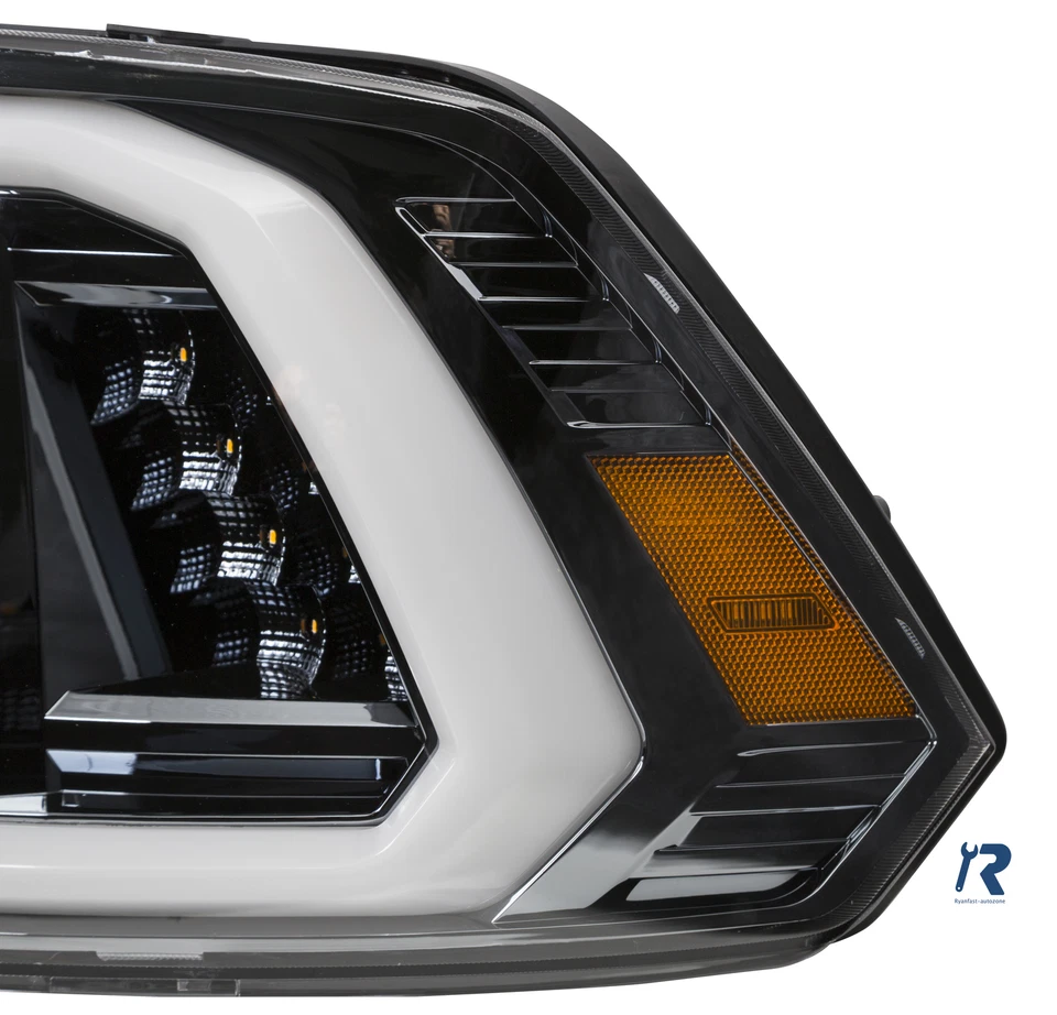 Faróis LED barra de tira projetor preto jato para 2009-2018 Dodge Ram 1500 2500 - Imagem 4 de 4
