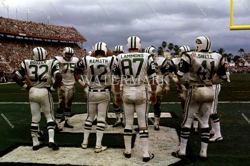 DV355 Joe Namath -Emerson Boozer- Nate Snell Jets 8x10 11x14 16x20 24x36 Photo
