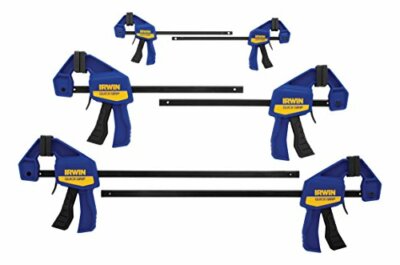 6 Stück Irwin Quick-Grip Einhand Mini Bar Klemme, 2 von je 4'', 6'' & 12''