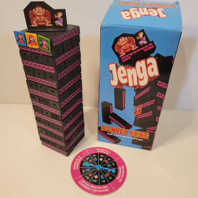 Donkey Kong Collector's Edition Jenga 2008 Nintendo Official No Red Mario