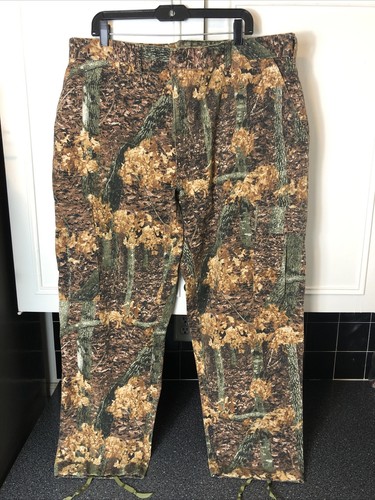 Vtg Unbranded Woodland Leaf Camo Mens 