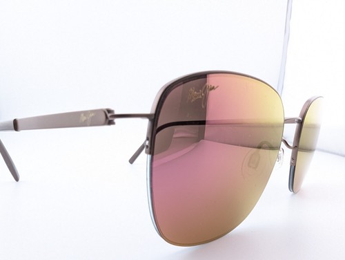 *New* Maui Jim Sunglasses, Crater Rim MB-PS MJ-824-24B, 52-20-145, Titan, Japan - Picture 7 of 16