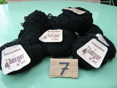 Lot De 2 Pelotes De Laine Berger Du Nord Fidji - Bordeaux - Aiguilles 3.5 - 100% Laine Vierge