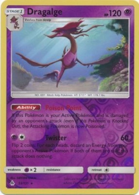 Dragalge (Forbidden Light 53/131) - Rare (Reverse Foil) 