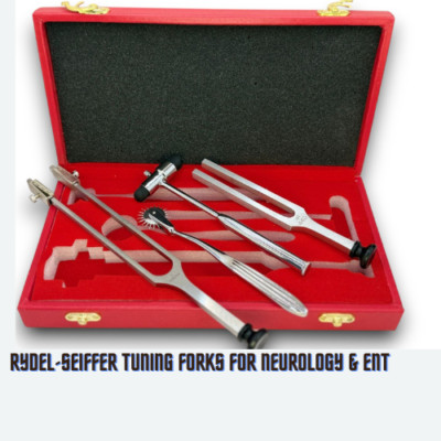 Neurologie Stimmgabel Set 4tlg Rydel-Seiffer Schwingungsreflexsensorische Beurteilung