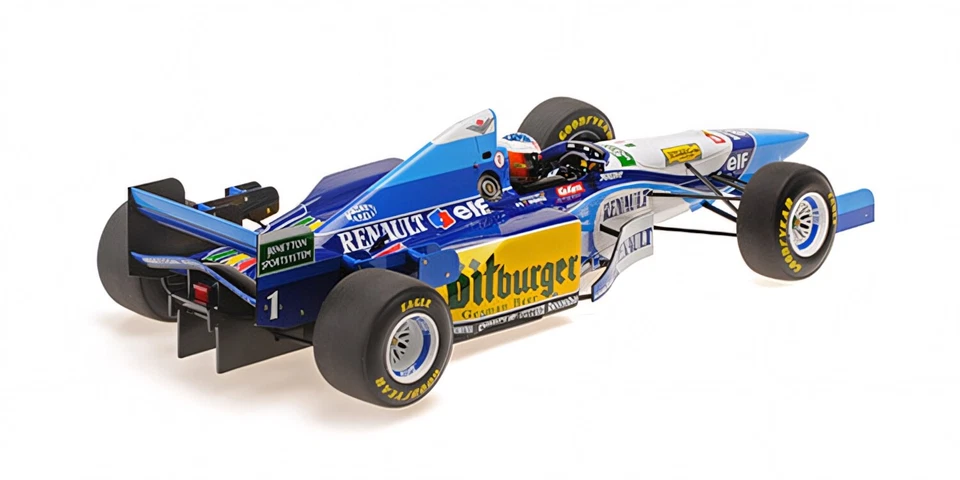 Minichamps 1:12 BENETTON RENAULT B195 MICHAEL SCHUMACHER WORLD CHAMPION 1995 - Image 4 of 4