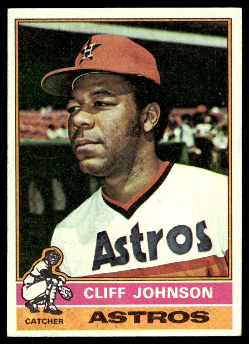 1976 Topps Cliff Johnson Houston Astros #249