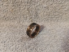 1988 Kennedy Half Dollars size 11  coin ring handmade mixed metals