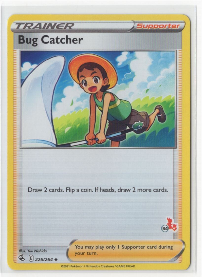 Pokemon Battle Academy - Bug Catcher 226/264 Cinderace Stamp #34