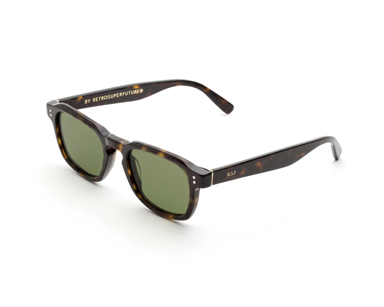 Retrosuperfuture Sonnenbrille KVT Light 3627 Green Havana Grn Herren Damen 36290₽