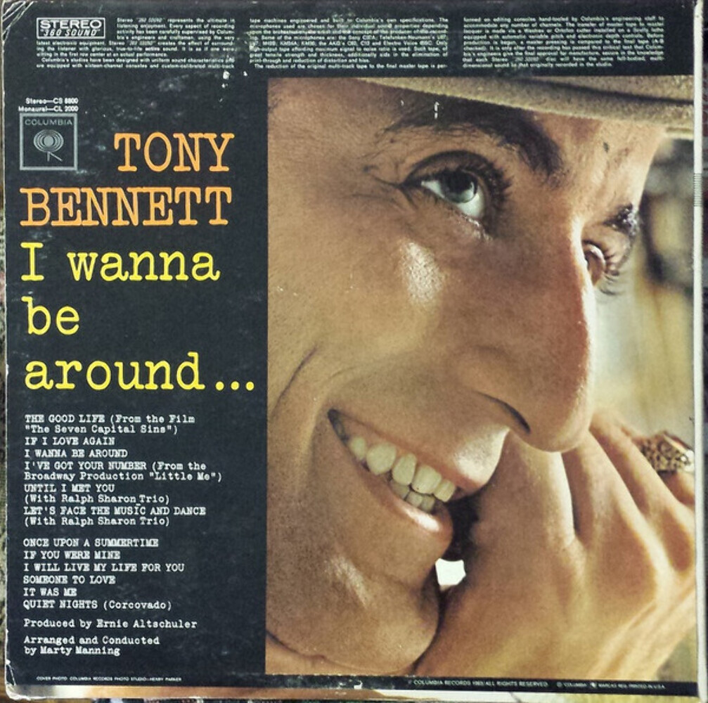 （LPレコード）I Wanna Be Around / Tony Bennett Tony Bennett - I Wanna Be Around - Columbia - CS 8800 - LP