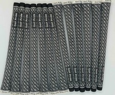 13x Golf Pride Z-Grip STANDARD Golf Club Grips Black/White Multicompound Corded