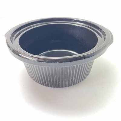 Rival Crockpot 3950 CERAMIC CROCK INSERT ONLY Pot 4 qt Slow Cooker Black