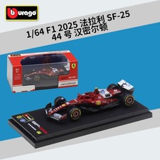 Bburago 1:64 2025 F1 SF25 Simulation Alloy Car Finished Model with Display Box